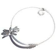 Dandelion Wish Necklace Silver Starlight