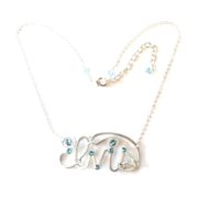 name-elvis-necklace-silver-aquamarine