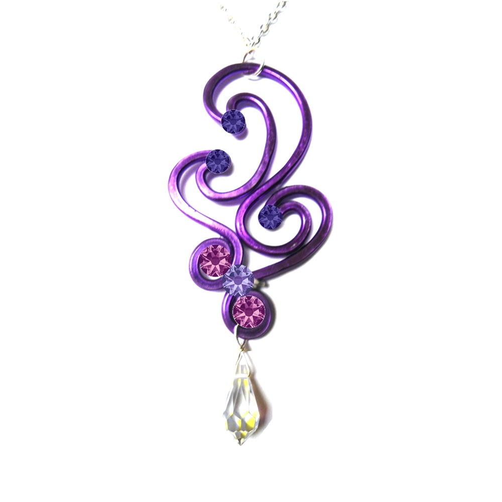 Phoenix Flame Fire and Ice Pendant 